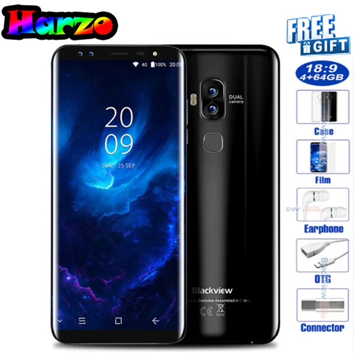Blackview S8 4 г Оперативная память 64 Встроенная Восьмиядерный mt6750t четырех камер 5.7