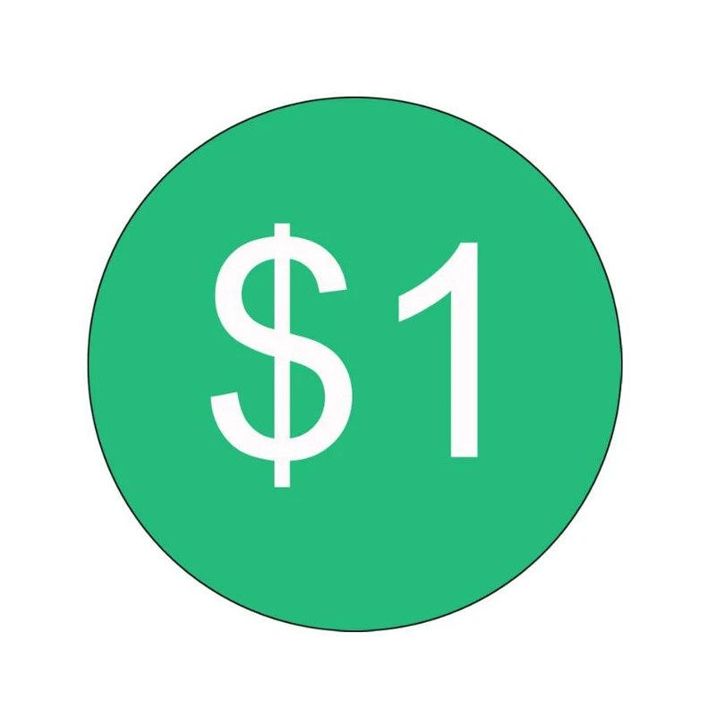 1 USD за дополнительную стоимость доставки| |