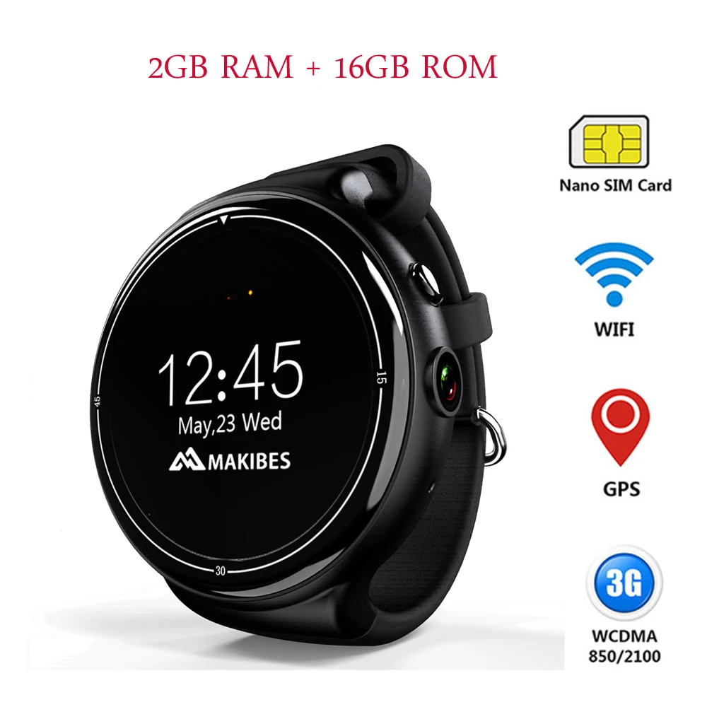 I4 Air 3g Wi Fi умные часы Android 5 1 2 г/16 г запястье телефон gps sim карты сердечного ритма