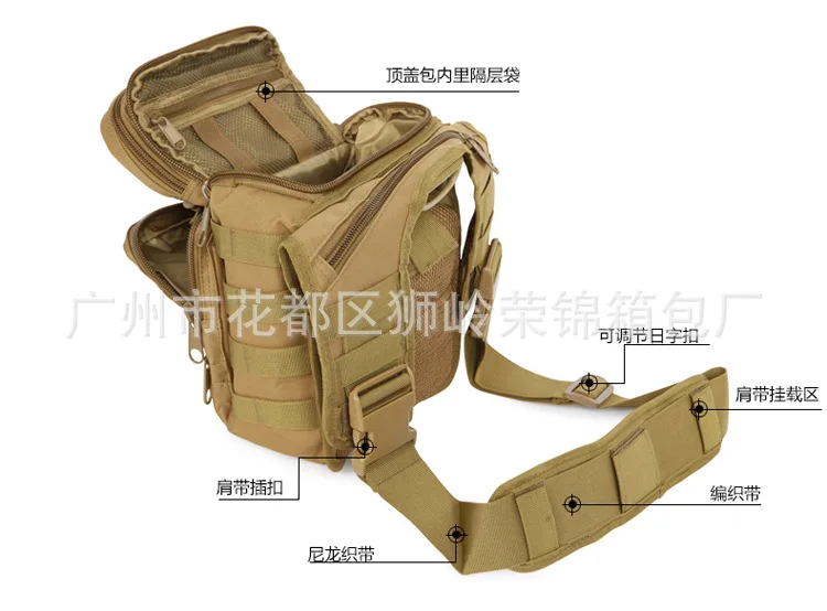 Поле Путешествия Поход сумка Военная Униформа Камера фотографии пакет Прямая