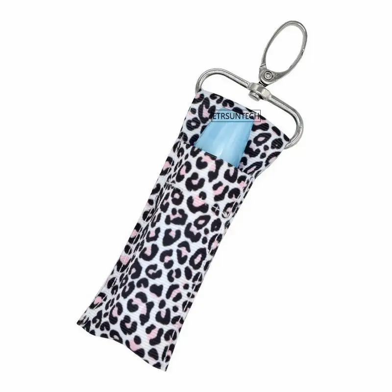 9 шт. Для женщин Русалка с леопардовым принтом букв Губная помада брелок для