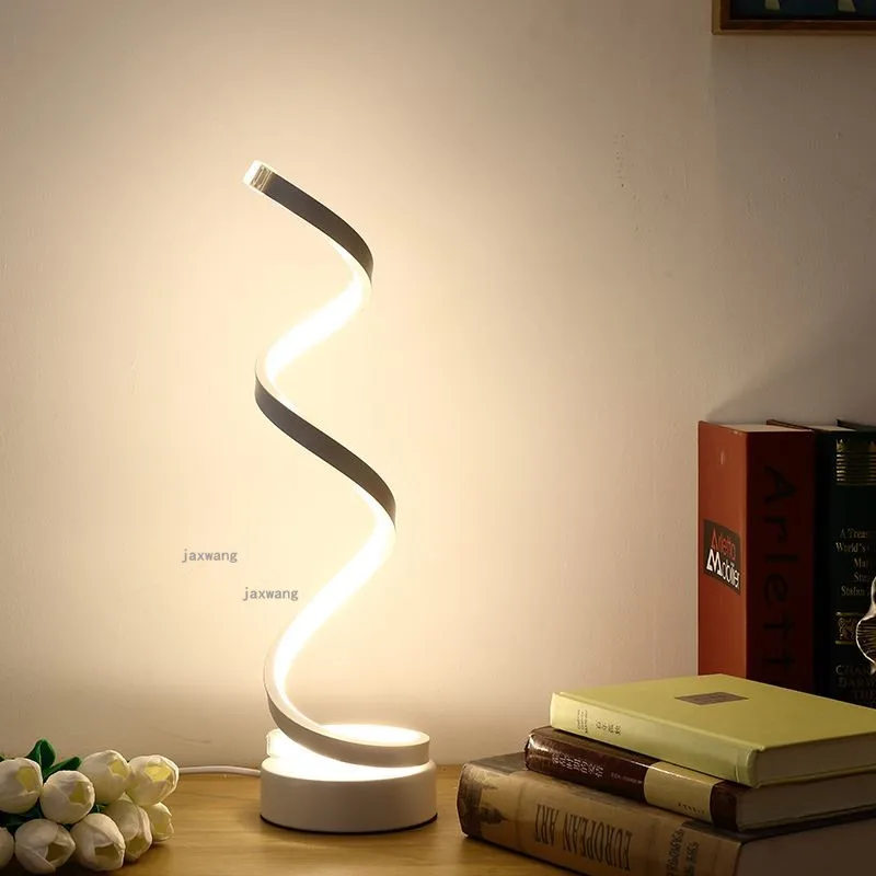 Modern nordic LED strip light table lamp bedside aluminum deco maison lamps for the bedroom desk bed dfdsg | Освещение