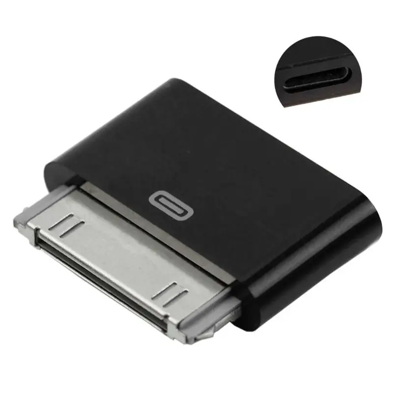 Переходник конвертер 8pin мама 30pin папа для iPhone4 4S iPad 2 3 iPod Touch 4|Переходники и