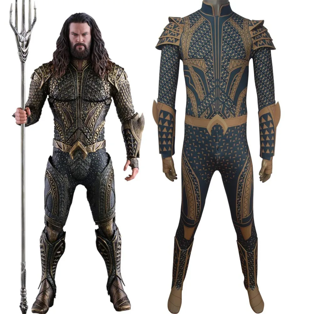Детский костюм для косплея мальчиков DC Comics Aquaman Arthur Curry | Тематическая одежда и