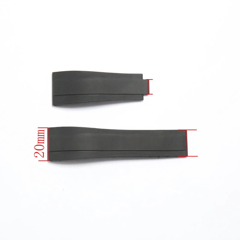 Аксессуары для часов 20 мм водонепроницаемые камуфляжные силиконовые часы на