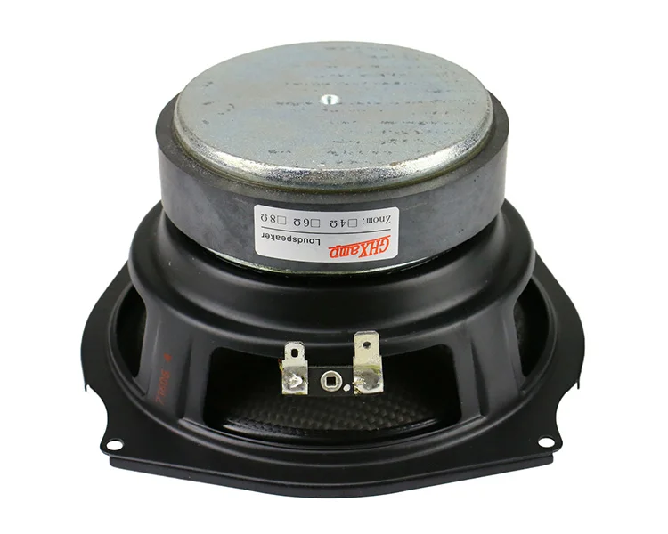 GHXAMP 6 дюймовый Среднечастотный НЧ-динамик Динамик 12ohm 100 Вт сабвуфер громкий Динамик дома Театр тканые бассейна резиновый край 1 шт