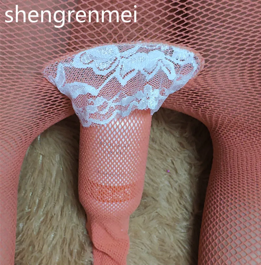 Shengrenmei, 8 цветов, новинка, сексуальное экзотическое нижнее белье, Фетиш Сисси, мужские маленькие большие сетчатые колготки с петушком, облегающие кружевные колготки, чулки