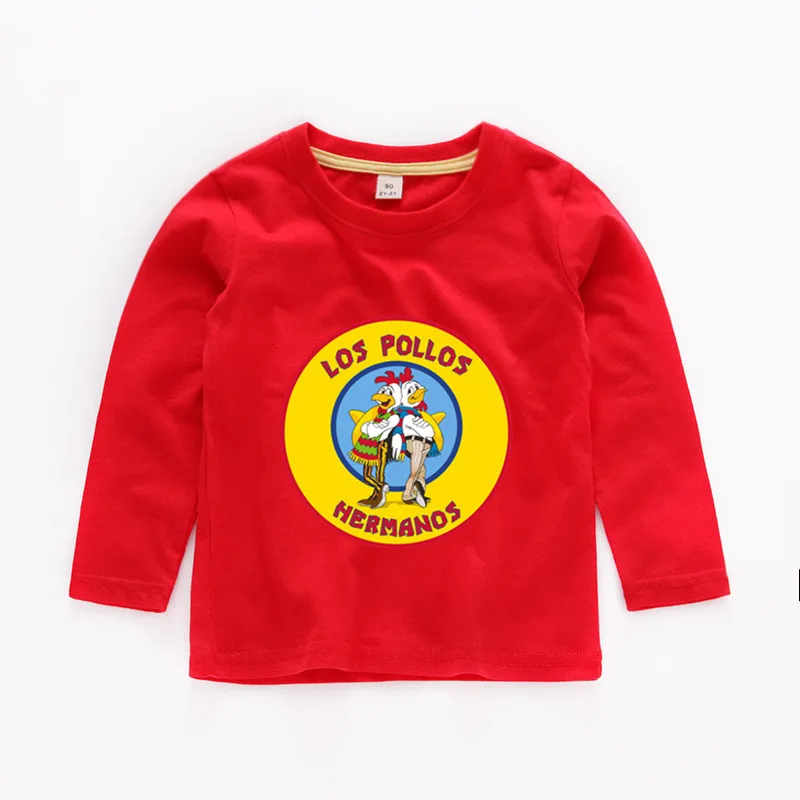 От 2 до 12 лет Детская LOS POLLOS HERMANOS для маленьких Топы девочек Одежда мальчиков