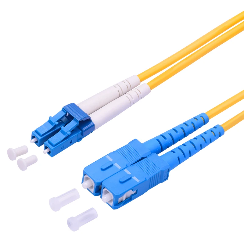 10pcs/Pack LC/UPC-SC/UPC Singlemode SM Duplex Fiber Optical Jumper Optic Patch Cord 1m/3m/5m/10m/30m/50m | Мобильные телефоны и