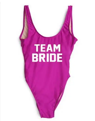 Командный купальный костюм для невесты цельный женский сексуальный комбинезон