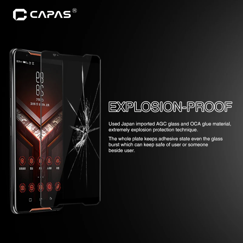 Закаленное стекло для Asus ROG защита экрана телефона 9H 2.5D полное покрытие защитная