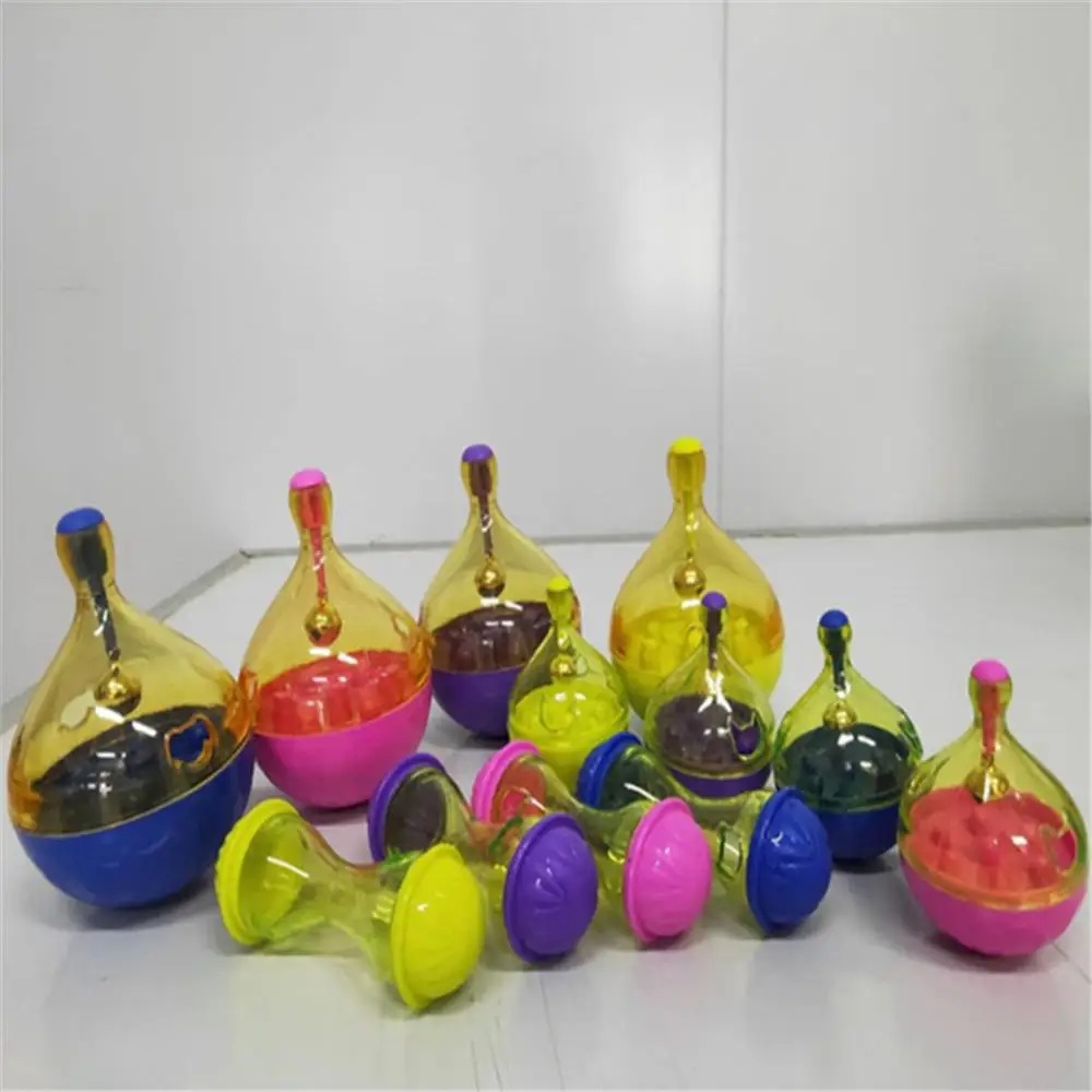 Pet Dog Fun Bowl Feeder Cat Feeding Toys Pets Tumbler Leakage Food Ball Pet Training Exercise Fun Bowl Gamelle Comedero Gato
