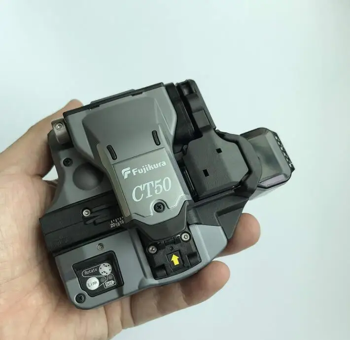 Последний японский Fijikura CT-50 оптоволоконный Кливер автоматический интеллектуальный Высокоточный волоконный Кливер с 60000 волокном