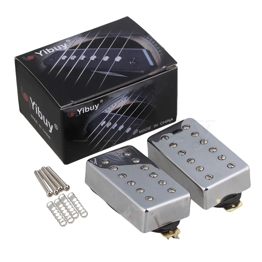 Yibuy набор пикапов Humbucker N/B для электрогитары 69x38x18 мм|pickup set|for electric guitarhumbucker pickup set |