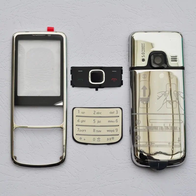 ZUGZUC для Nokia 6700 6700C полностью металлический мобильный телефон с английской и
