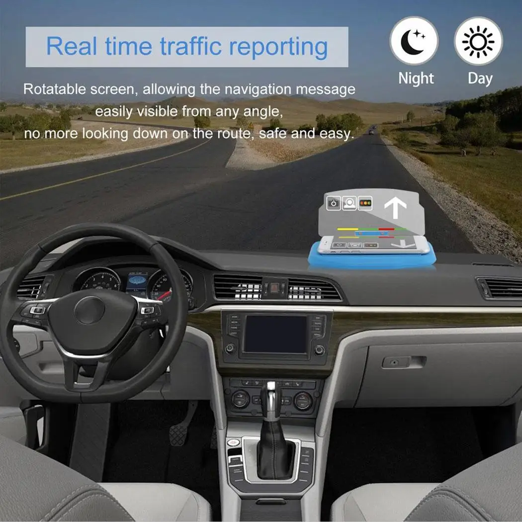 Автомобильный держатель смартфона HUD gps навигация Мобильная подставка для