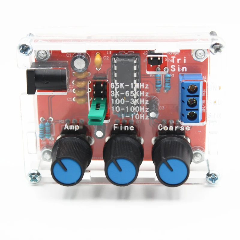 XR2206 Функция генератор сигналов DIY Kit синуса Треугольники меандр 1 Гц-1 мГц DDS |