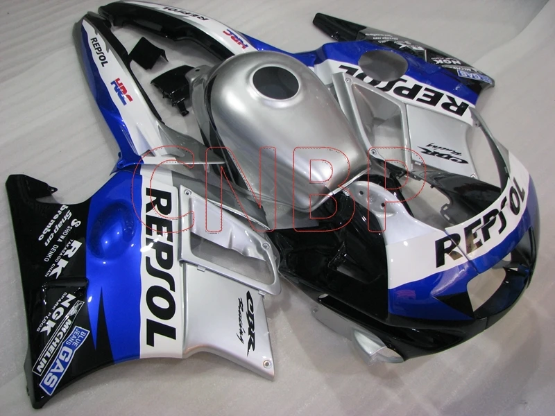 Набор для всего тела Honda Cbr600 1991 - 1994 синий черный серебристый репсол кузов CBR600 F2 1993