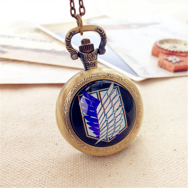 Винтажное старинное бронзовое ожерелье с длинной цепочкой карманные часы