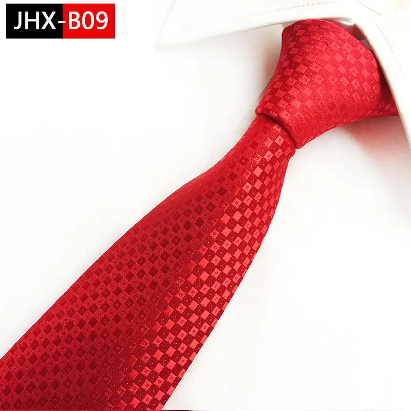 

Fashion Silk Plaid Striped Ties Men Wedding Cravate Pour Jacquard Newest Woven Necktie Party Business Formal