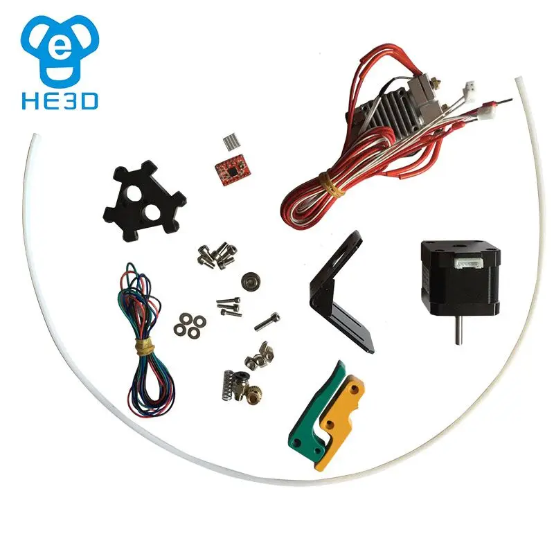 K200/K280 двойной экструдер апгрейд комплект для HE3D delta DIY 3D принтер|dual extruder upgrade kit|dual