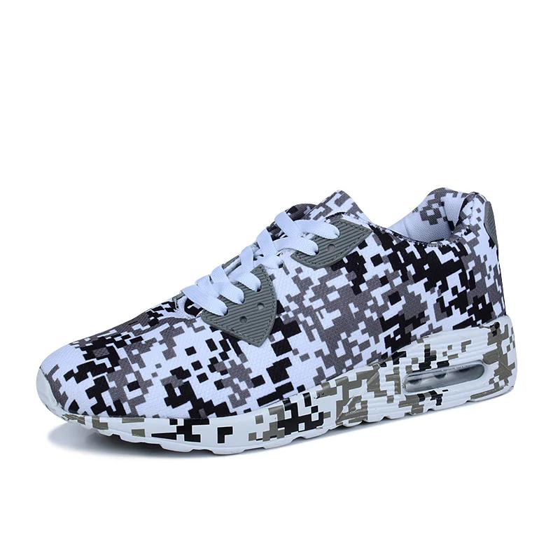 Camouflage Running Shoes Spring and Summer Sports Lace Air Cushion Lovers Men Couples Sport Athletic | Спорт и развлечения