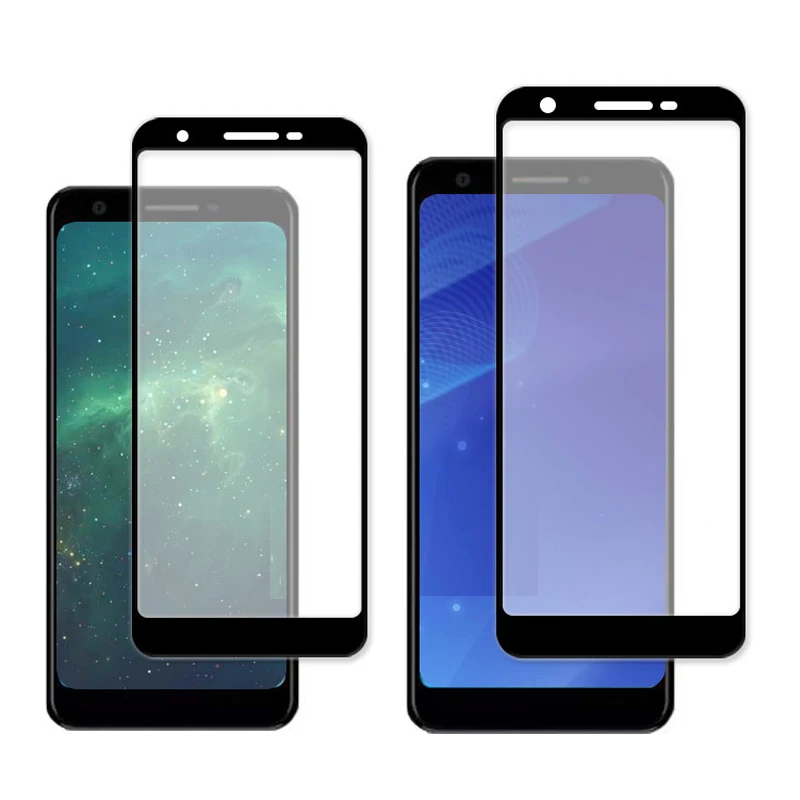 2 шт. Высокопрочное закаленное стекло с полным покрытием для Google Pixel 3 Lite защитная