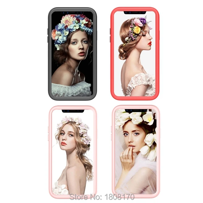 3 в 1 роскошный гибридный защитный мягкий жесткий чехол из ТПУ для Iphone X IphoneX модный