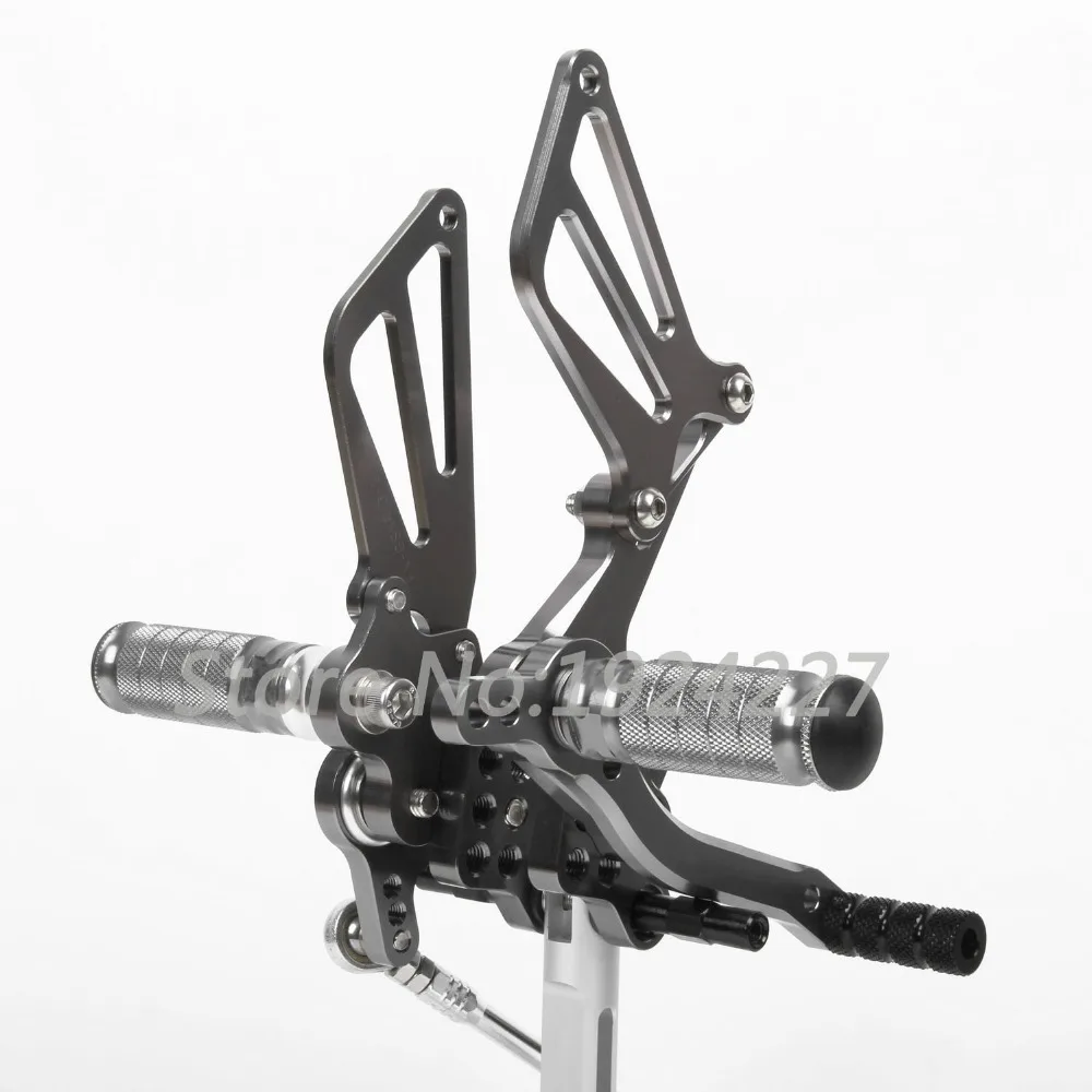 ЧПУ Rearsets подножки для Suzuki GSXR1000 GSXR600 GSXR750 GSXR 1000 600 750 мотоцикл подножек задний тормоз переключения набор подножки