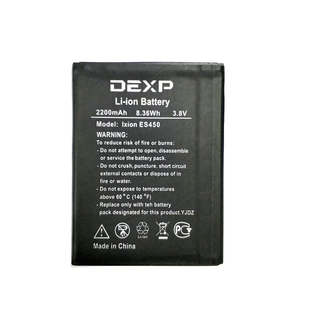 Новый 3 8 V 2200mAh Ixion ES450 батарея Замена для DEXP IXION ASTRA мобильный телефон | Мобильные