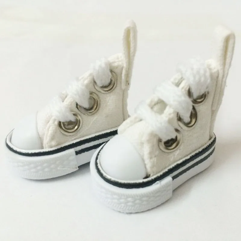 Милые мини парусиновые туфли 3 5 см для кукол BJD аксессуары разные цвета