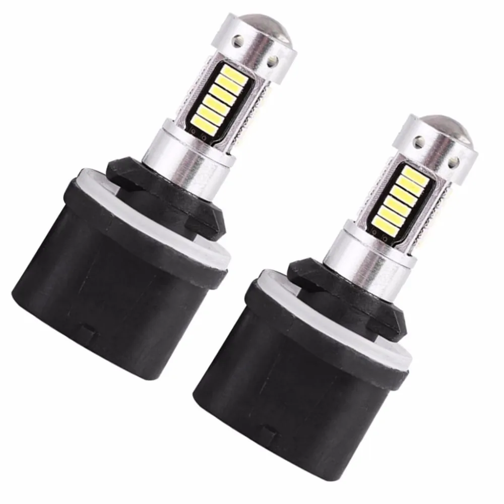 2xSuper белый 30W 30 шт. 4014 Smd H27 880 светодиодные лампы для автомобилей H27W/1 H27W1