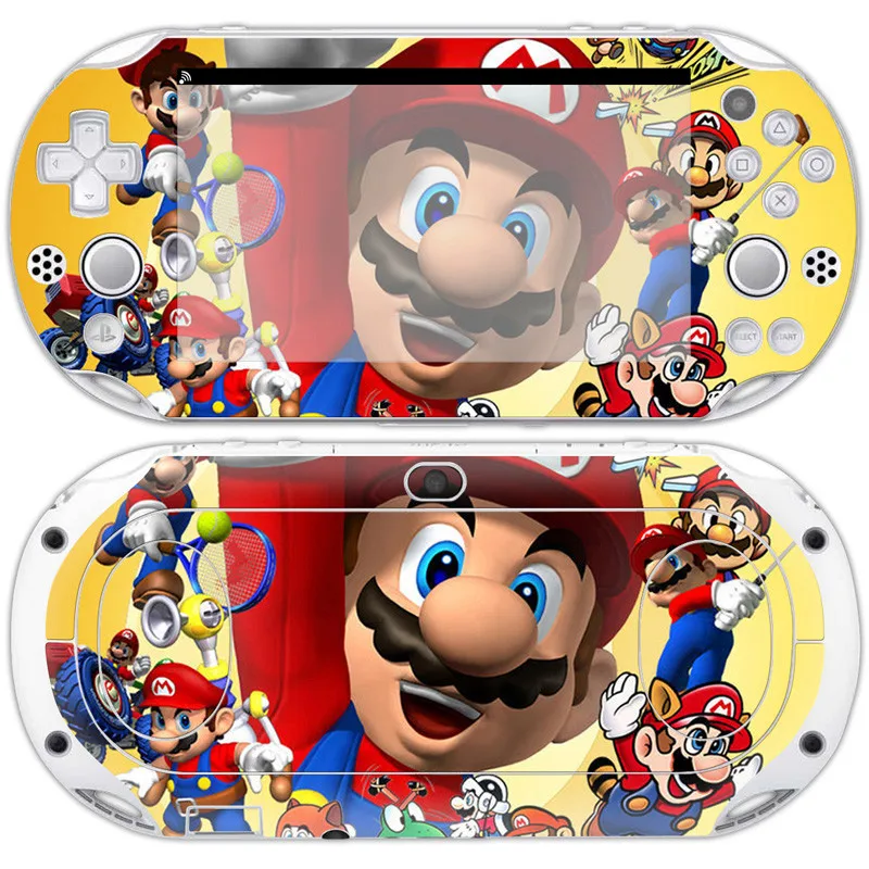 Виниловые Защитная Наклейка для Sony PS Vita 2000 для PSv 2000 Decal-Super Mario Skin sticker