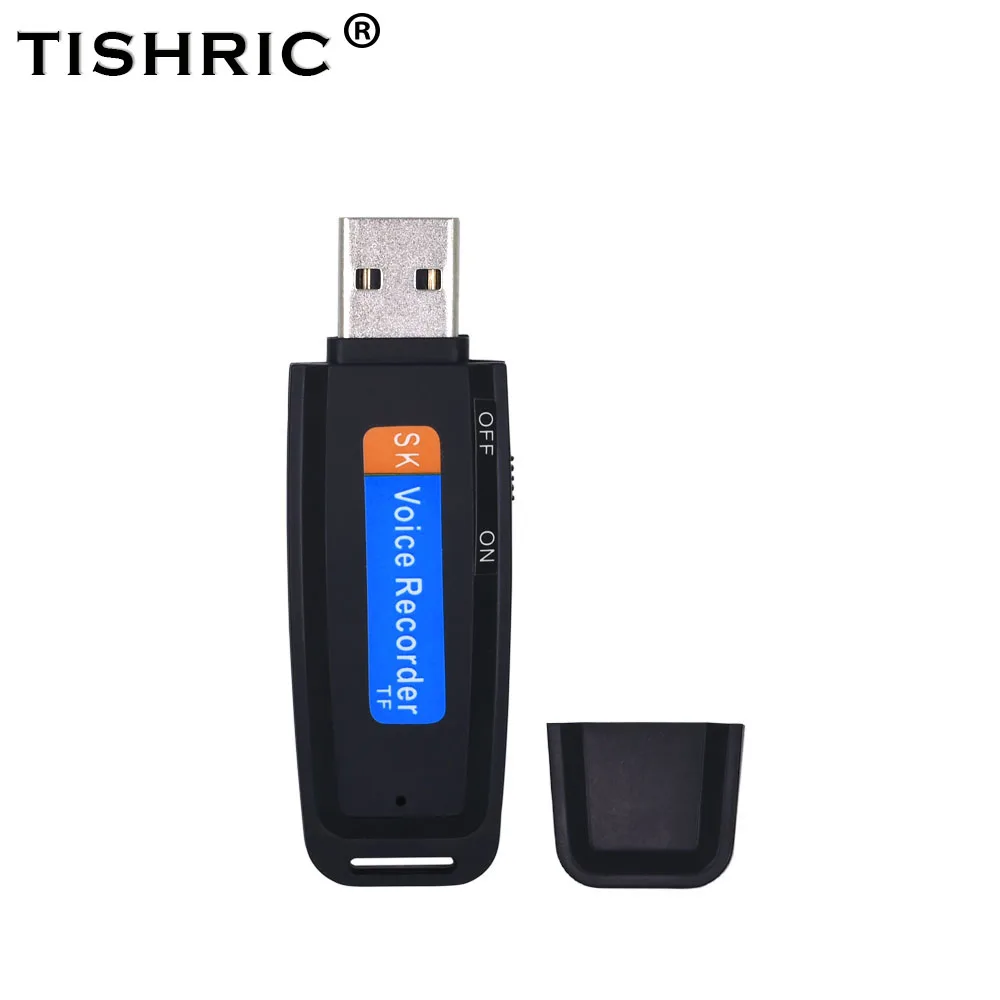 Usb диктофон TISHRIC перезаряжаемый профессиональный мини флеш накопитель для карт