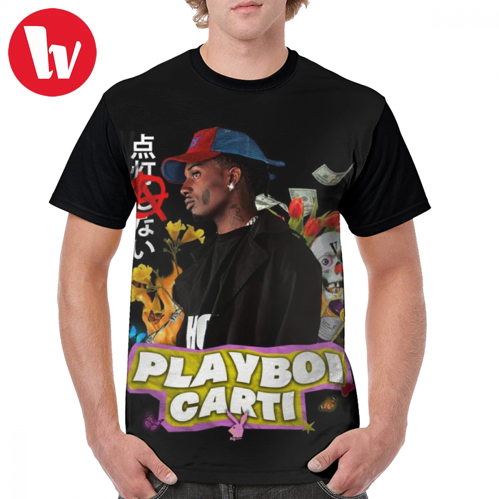 

Футболка Playboi Carti, футболка Playboi Carti, футболка оверсайз с графическим принтом, Мужская футболка из полиэстера