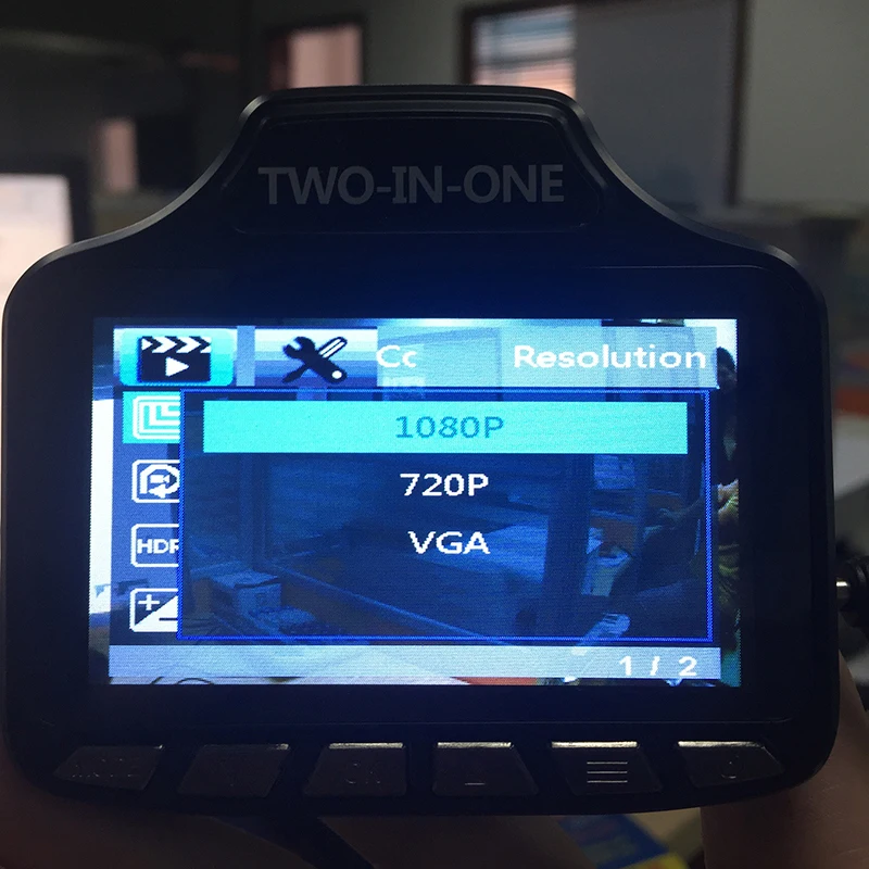 (С Русским Голосом) 1080 P Автомобильный ВИДЕОРЕГИСТРАТОР GPS Радар-Детектор HD Даш Cam