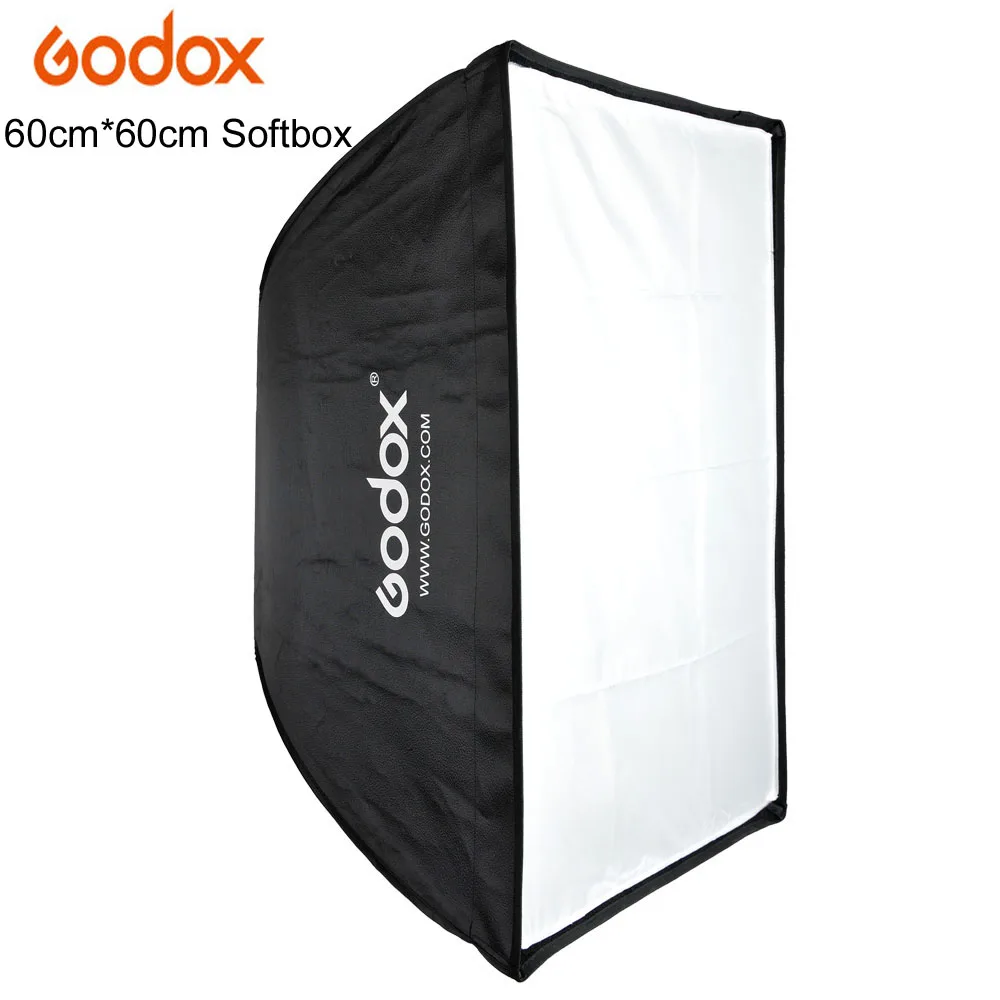 Новейший Godox портативный 60*60 см/2"* 24" зонт софтбокс Отражатель для вспышки Speedlight