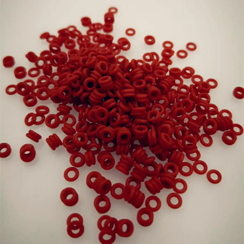 100pcs 100/набор охотничьих резиновых уплотнительных колец в трех цветах, Опциональная шайба, Зажимная шайба/дротика для замены стрелы - Цвет: 100pcs