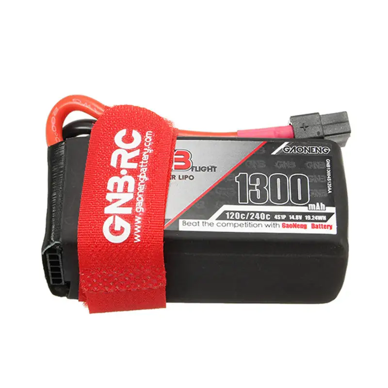 Аккумулятор Gaoneng GNB 14 8 в 1300 мАч гоночная Lipo батарея 120C/240C 19 24 Вт/ч FPV с проводом
