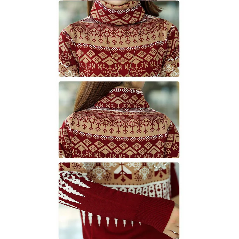 Женский мягкий свитер OKXGNZ облегающий базовый пуловер с высоким воротником и