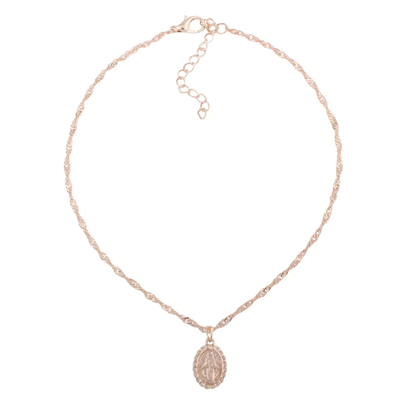 Женские модные длинные красивые кулоны-чокер и ожерелья многослойные золотистые