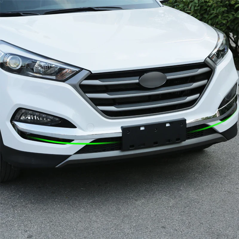 1 комплект стикеров для автомобиля аксессуары Hyundai Tucson 2017 2016 2015 передний бампер