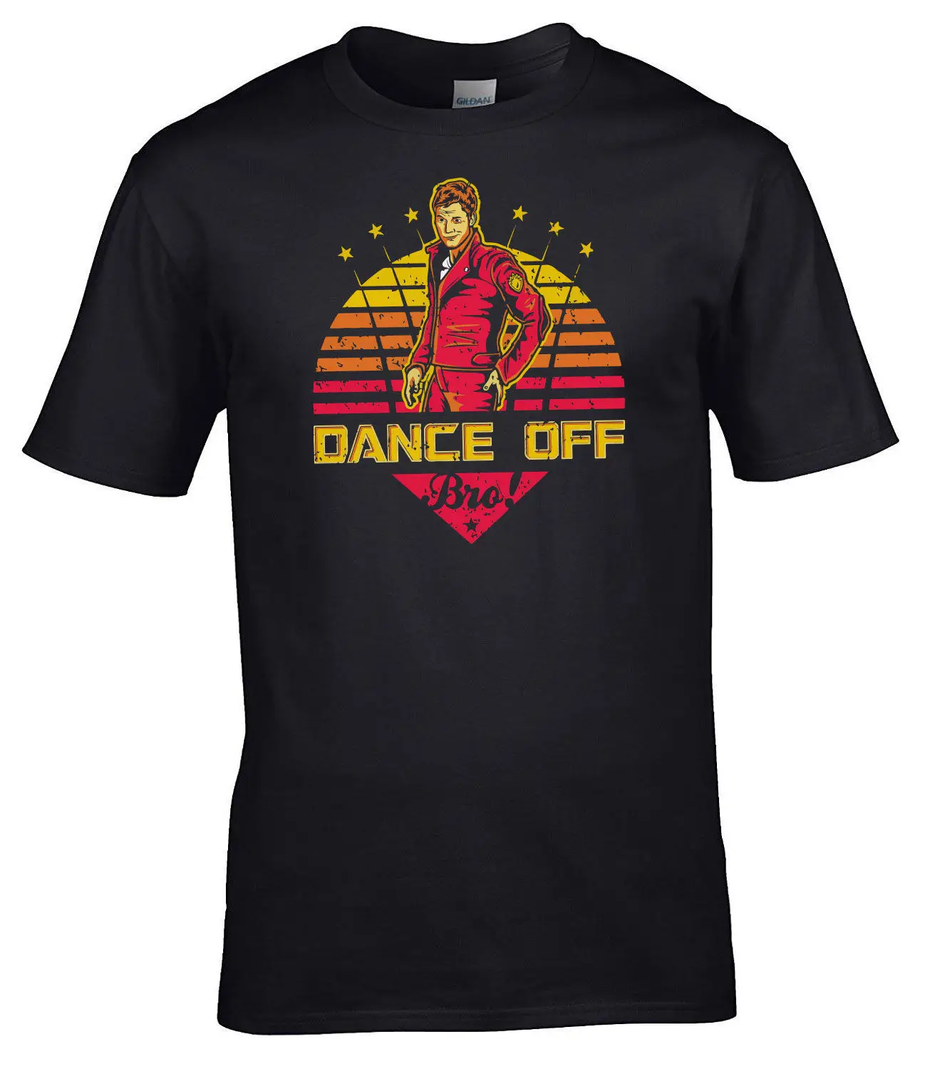 Мужская футболка Dance Off Bro со стражей галактики и комедией StarLord|Мужские футболки| |