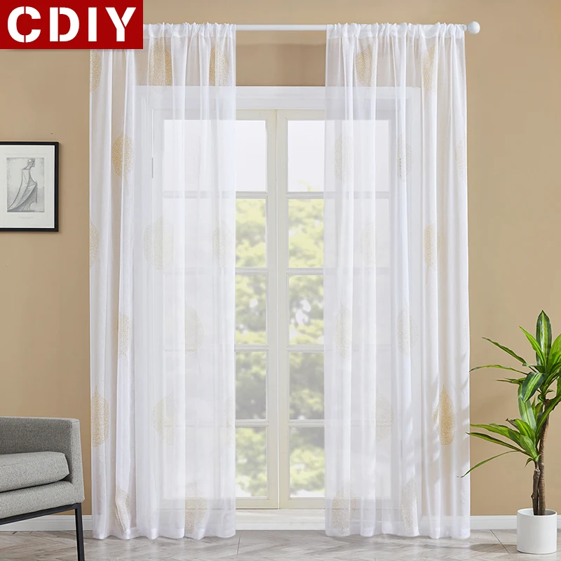 Соревнование CDIY Тюль Шторы s для Гостиная современные печатные Sheer Спальня Кухня