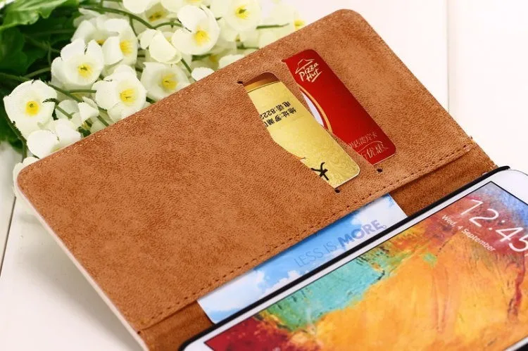Celular Lujo cuero caso Capa Para для Samsung Galaxy Note 3 viviendas Саппу defensor con Tarjeta Credito Billetera accesorios |