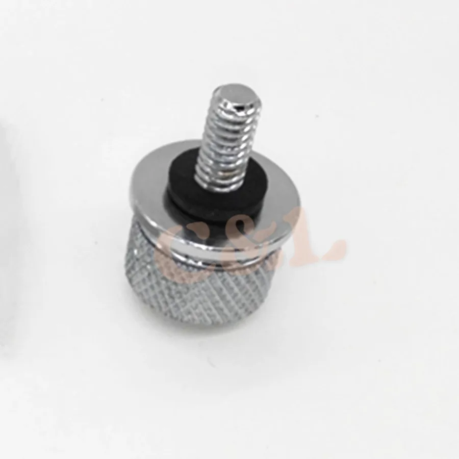 Хромированная накатанная заготовка из анодированного алюминия крепление шуруп