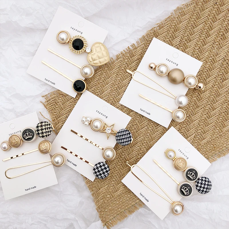 Шпилька для волос с красным жемчугом В южнокорейском стиле| |