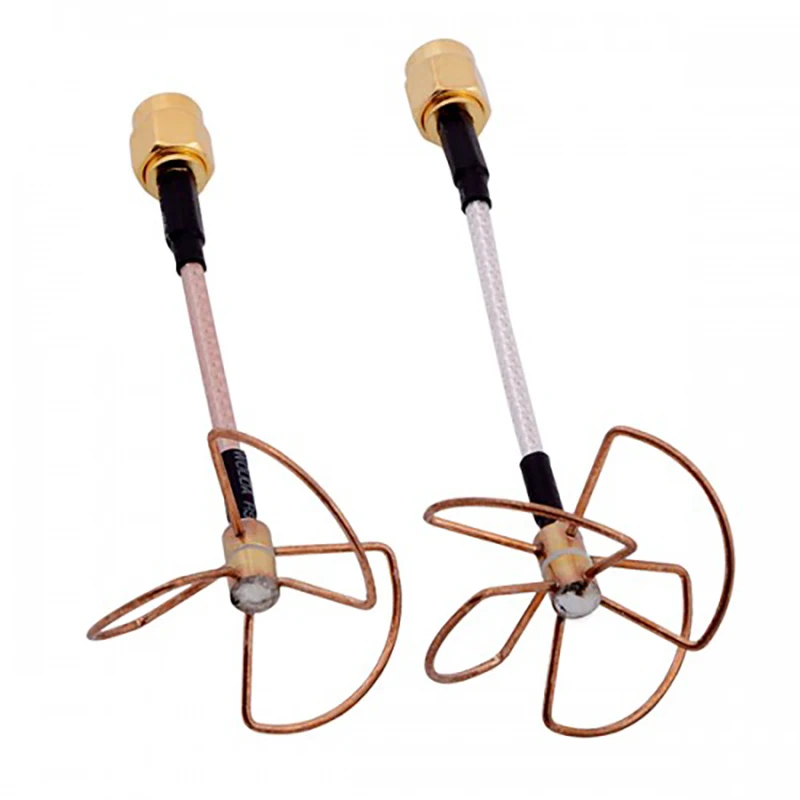 5.8 GHz FPV Straight Shape L Type Inner Needle / inner Hole Cloverleaf 5.8Ghz Antennas Set For RC Helicopter High Quality | Игрушки и
