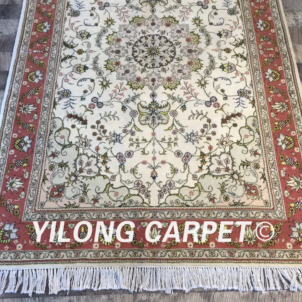 Традиционное Восточное украшение для дома Yilong 4 'x 6' с ручным узлом Новая