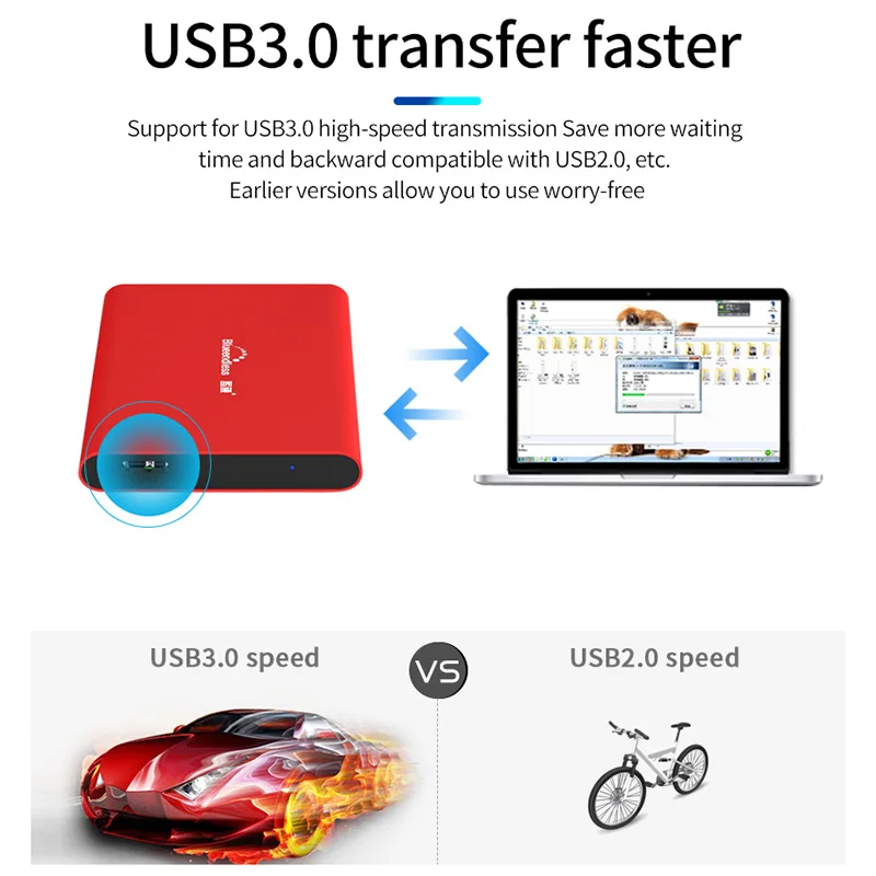 Внешний жесткий диск HDD ТБ 2 500GB Disco Duro HD Externo 1 T 5 портативный к HDD|Внешние жесткие